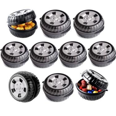Imagem de Porta Objetos e Lanches Roda de Carro Plasútil Kit com 25