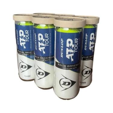 Imagem de Bola de Tênis Dunlop ATP Pack Com 06 Tubos