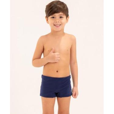 Imagem de Sunga Boxer Infantil Lisa - APNEIA, Marinho, P