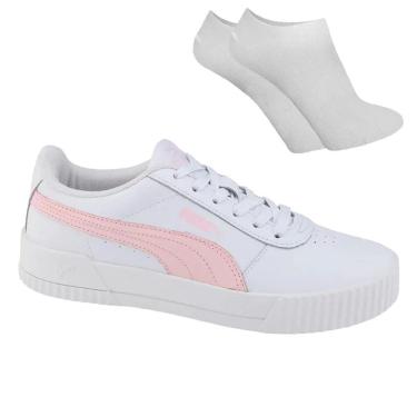 Imagem de Kit Tênis Puma Carina L Feminino + Par De Meia