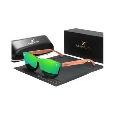 Imagem de Óculos De Sol Polarizados De Madeira Para Mulheres KINGSEVEN Óculos De