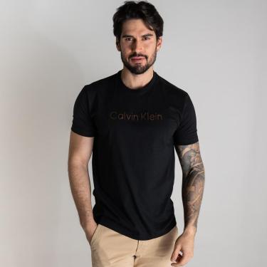 Imagem de Camiseta Calvin Klein Embossed Color Preta-Masculino