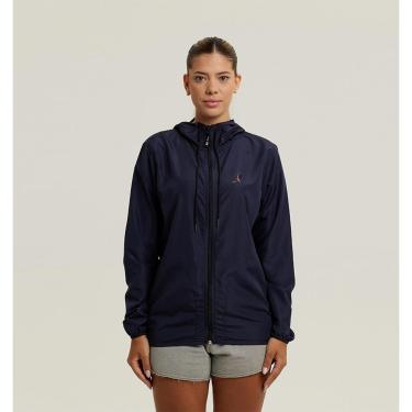 Imagem de Jaqueta Corta Vento Feminino Azul Impermeável WSS Brasil Run Colors-Feminino