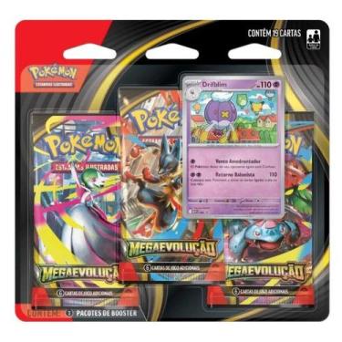 Imagem de Tcg Pokemon Blister Triplo Mega Evolução - Pokémon TCG