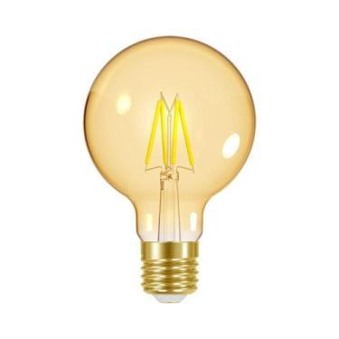 Imagem de Lâmpada Led Dimerizável Taschibra Filamento Vintage Globo G80 4w E27 2