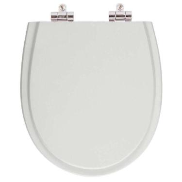 Imagem de Tampa de Vaso Sanitário com Amortecedor Polo Cinza para Vaso Hervy - P