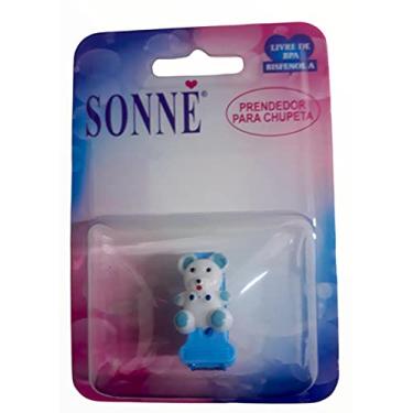 Imagem de Sonne Prendedor De Chupeta Pop Fita Urso De Gravata Azul