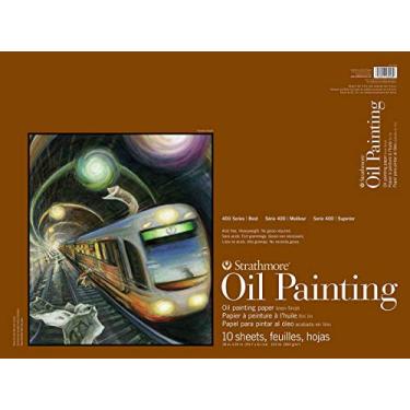 Imagem de Strathmore Bloco de pintura a óleo série 400, 45,72 cm x 61,08 cm - 10 folhas - 62430318