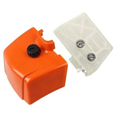 Imagem de FAKEME Filtro de ar de reposição para Stihl 038 MS380 MS381 Capa de filtro de ar para motosserra Substitui 1119 120 1607 Novo