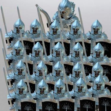 Imagem de 21pcs/lot cruzado romano comandante soldados cavaleiros medievais