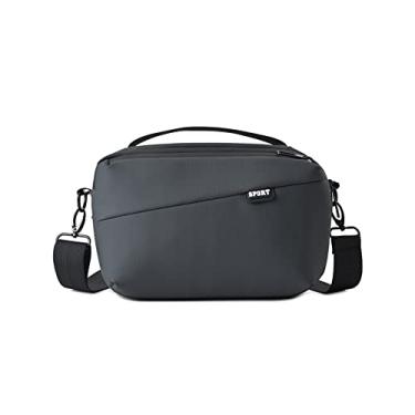 Imagem de Pochete para homens, pochete fashion bolsa impermeável multi-bolsos grande capacidade hip bum bag alça ajustável pochete para viagens, festa, trabalho, caminhadas, Preto, Large, À prova d'água