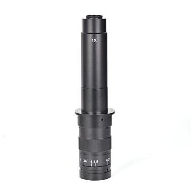 Imagem de Adaptador de lente de vidro Monocular Max 300x Zoom C-Mount F/Objetivo de câmera de microscópio digital industrial