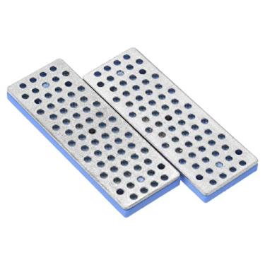 Imagem de PATIKIL 70 mm 360 Grão Grosso Esqui Snowboard Pedra Diamante, Pacote com 2 Apontador de Borda de Esqui Lixas de Borda Diamante Snowboard Pedra de Amulear, Azul