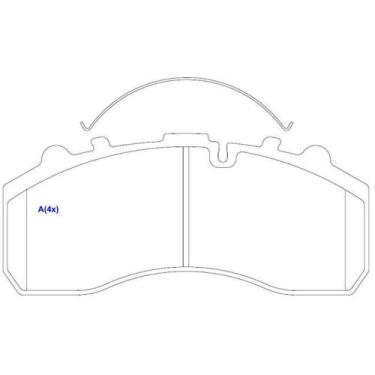 Imagem de Pastilha Freio K380 B 2008 a 2012 Syl 1300