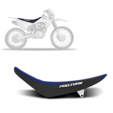 Imagem de Banco Para Moto Pro Tork Crf 230, AZUL - PRETO, CRF 230
