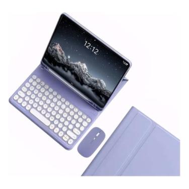 Imagem de Capa Para Tablet, Capa + Mouse e Teclado Magnético Bluetooth Destacável Para IPad 6/5/air1/air2.