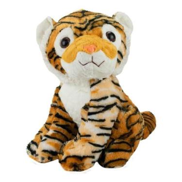 Imagem de Tigre Sentado 15cm - Pelúcia - Foffy