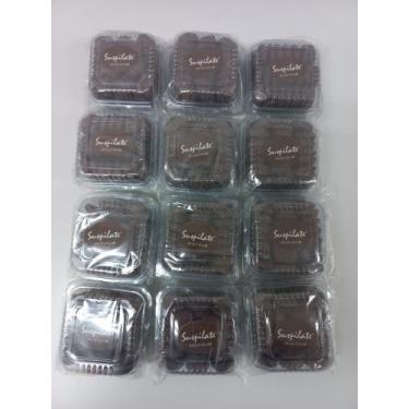 Imagem de Kit 12 Mini Bolachinhas de Maizena Cobertas com Chocolate - Suspilate