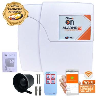 Imagem de Central De Alarme C36 Smart Citrox Ppa On Wifi App + Sirene