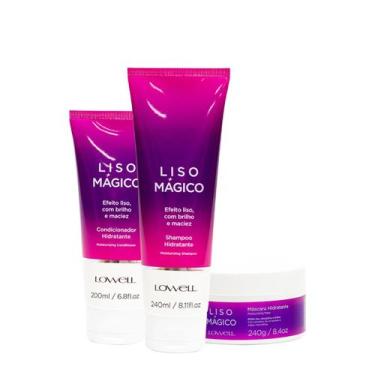 Imagem de Kit Lowell Liso Mágico Home Care (3 produtos)