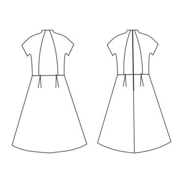 Imagem de Molde vestido com saia godê tamanho PP ao EXG by Maísa Rasche - EDITOR