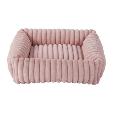 Imagem de Stgfyxgs Cama para Cães E Gatos, Tapete para Animais de Estimação, Almofada para Animais, Casinha de Cachorro com Função de Canil, Lavável, Rosa, M