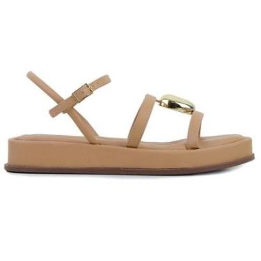 Imagem de Papete Feminina Renata Mello Soho Palha Bege - 8429-Feminino