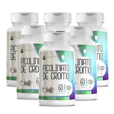 Imagem de PICOLINATO DE CROMO - 500mg (60 Cápsulas) +CAPS