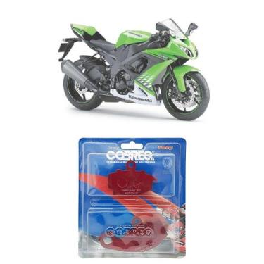 Imagem de Pastilha Traseira N 981 Kawasaki Ninja ZX-10R 2004-2010 - Cobreq