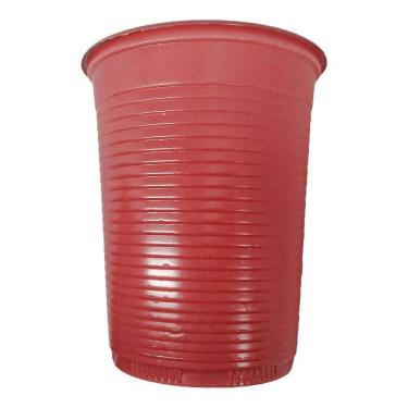 Imagem de Copo Descartável Vermelho De Festa 200ml - 50 Unidades