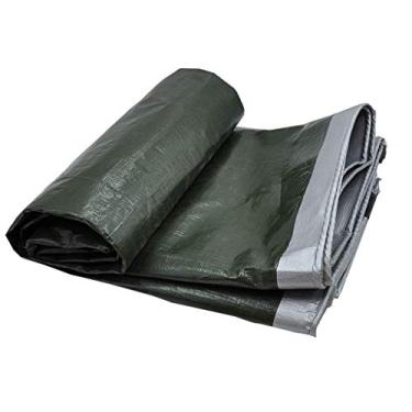 Imagem de MTYLX Lona multifuncional ao ar livre, impermeável, protetor solar leve de PVC, tecido à prova de chuva, caminhão, garagem, jardim, rede de pesca, barraca de chuva, 2 x 3 m