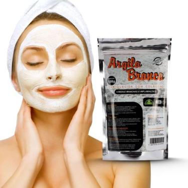 Imagem de Argila Branca Facial Combate Rugas E Flacidez 100g Dermabel