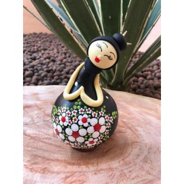 Imagem de Boneca Decorativa Japonesa Cabaça - Minas Artesanato