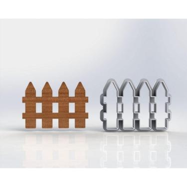 Imagem de Cortador Cerca Cercadinho Fazendinha Mod 2 Tamanho 8cm