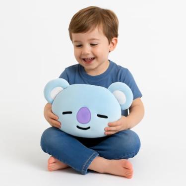 Imagem de Manta Almofada Infantil Personagens - Azul Claro