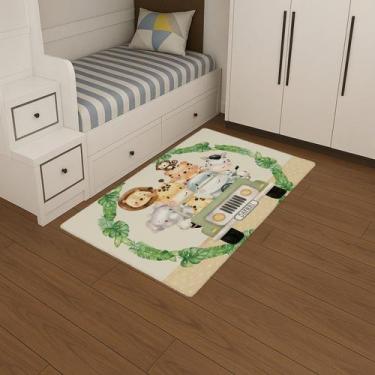 Imagem de Tapete Infantil Antiderrapante 1,00x0,65 Decoração e Conforto para Qua