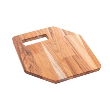 Imagem de Tábua de Madeira Teca para Queijo 25cm - Tout Decora