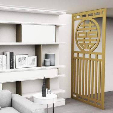 Imagem de Painel Vazado Divisória MDF Pequim Crú - Decore Painéis e Divisórias, 