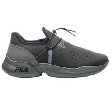Imagem de Tenis fila play infantil, Preto, Grafite, 27