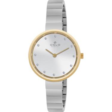 Imagem de Relógio Oslo Feminino Slim OFTSSS9T0075-S1SX Prata