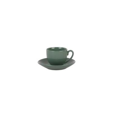 Imagem de Xicara e Pires para Café - Mix and Match - Verde - 90 ml - L Hermitage