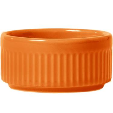 Imagem de Germer, Ramekin redondo em porcelana, modelo assar ou servir, refratária, Ø 7 cm, 85 ml, Laranja