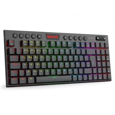 Imagem de TECLADO MECANICO REDRAGON YI PRO PRETO SWITCH MARROM