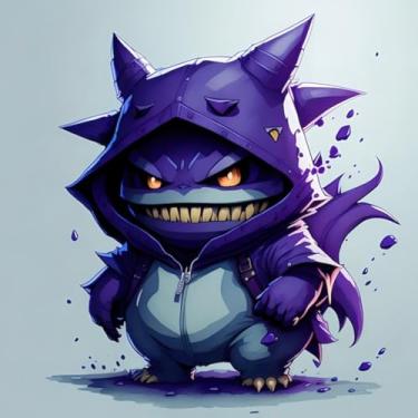 Imagem de Adesivo de Parede Anime Monstros Fofinhos para Crianças Barkzor Decoração Infantil 50x50cm