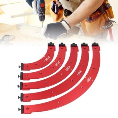 Imagem de Dioche Modelo de Raio do Canto do Roteador, Gabarito de Canto do Roteador, Modelos de Roteador R100-300 para Trabalhar Madeira