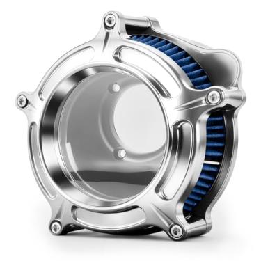 Imagem de Limpador de filtro de ar de alto desempenho para motocicleta para Harley Davidson Intake, Dyna FXDLS (2017), Softail (2016–2017), Touring (2008–2016), Trike (2008–2016), Throttle-by-Wire, Clarity