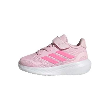 Imagem de Adidas Tênis infantil Run Falcon 5, Rosa claro/rosa brilhante/rosa claro, 22