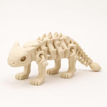 Imagem de Dinossauros Articulados Toy Art, Miniaturas e Figuras Dino 3D Colecionáveis, Brinquedos, Peças Lúdicas Decorativas, Vários Modelos, Criaturas Pré-Históricas, Pterossauros (Ankylosaurus)