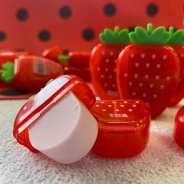 Imagem de Borracha Escolar com capa Morango Tris Holic Moranguinho