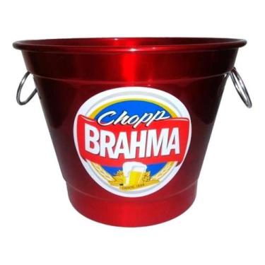 Imagem de Balde De Gelo 6 Litros Personalizado Cerveja Brahma - Fagundes